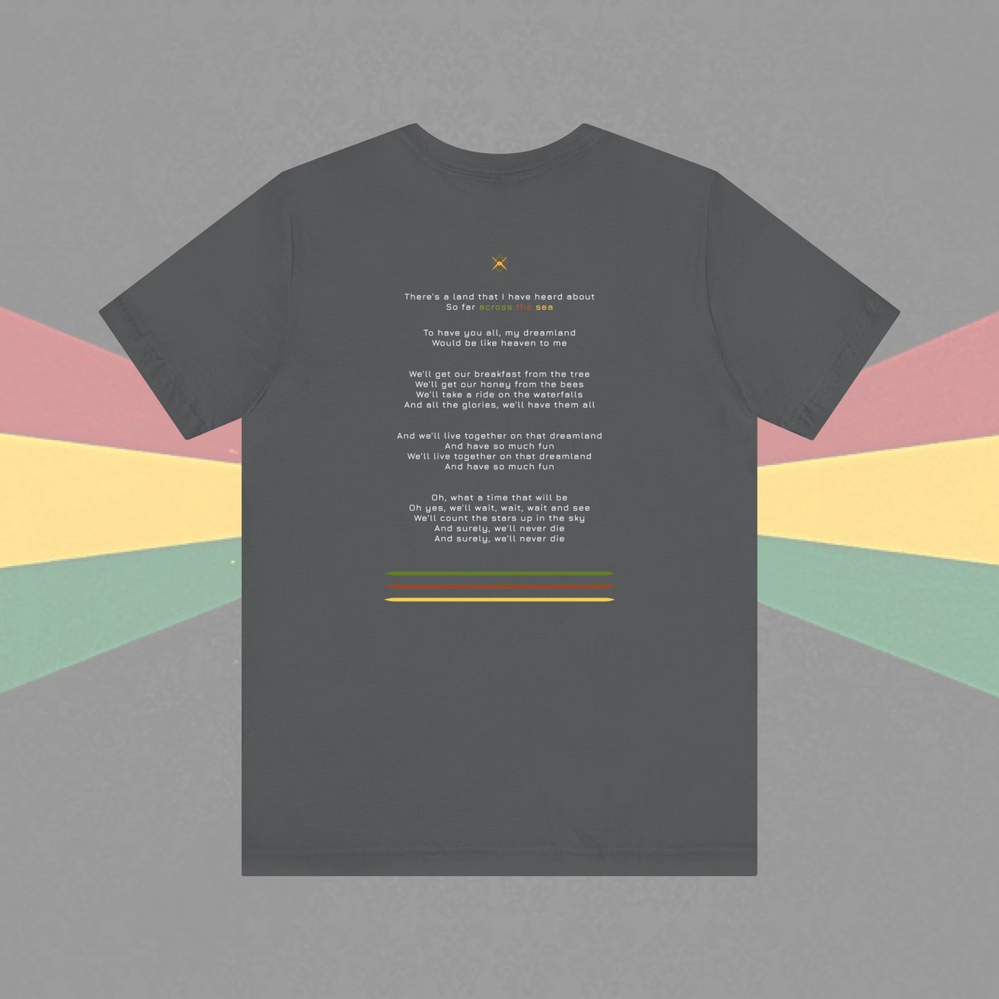 Reggae Dream Land Lyrics Tee - XIX-XCVII Collection