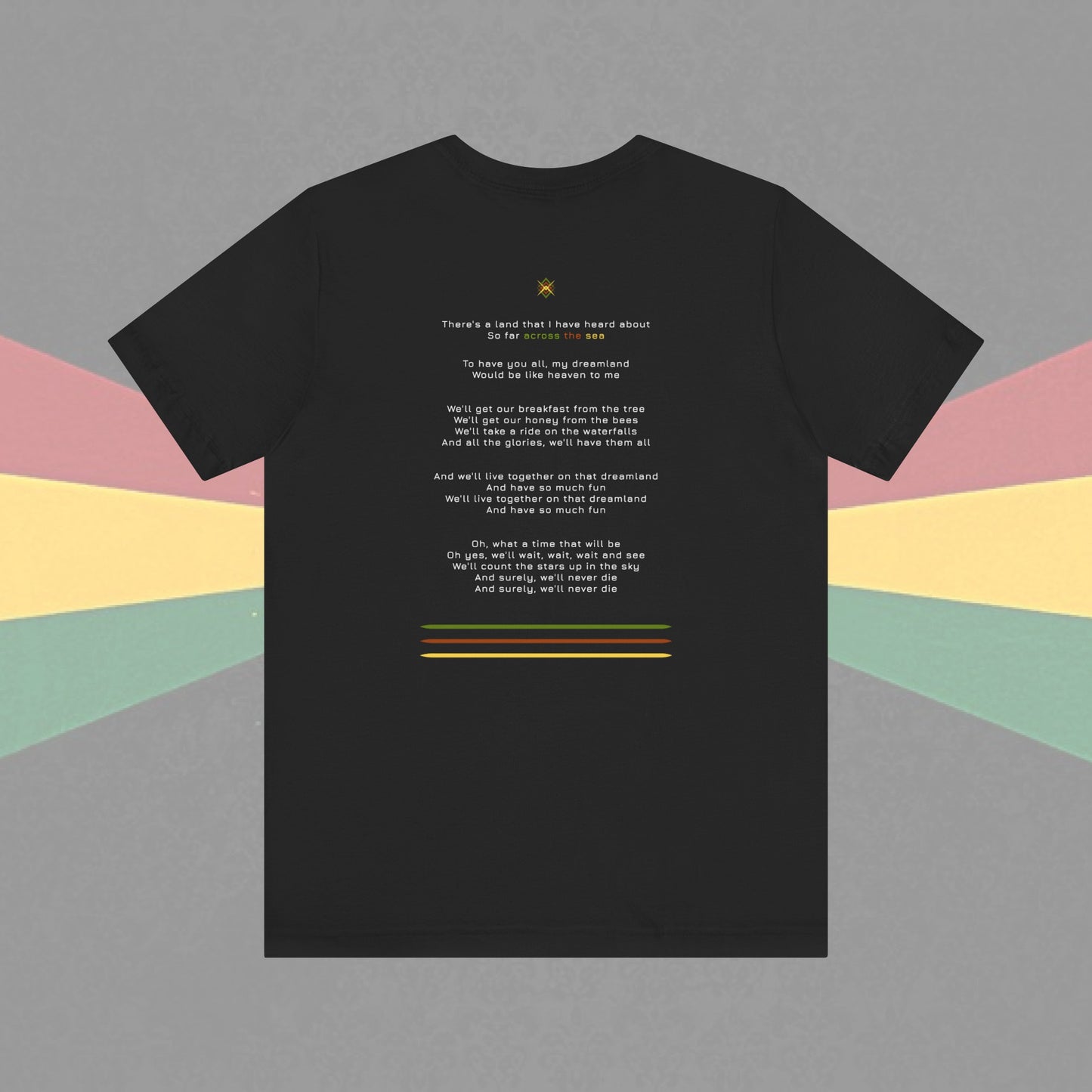 Reggae Dream Land Lyrics Tee - XIX-XCVII Collection
