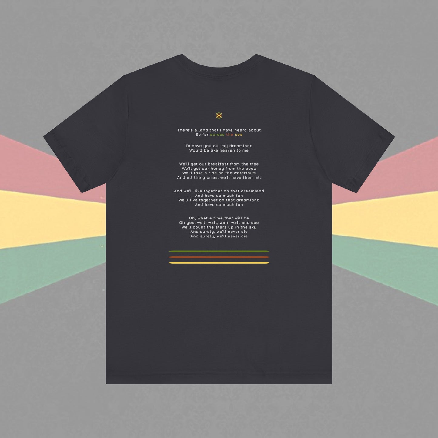 Reggae Dream Land Lyrics Tee - XIX-XCVII Collection