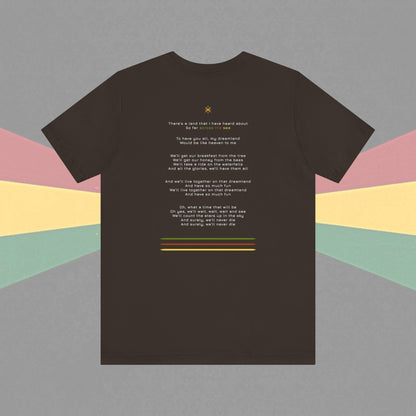 Reggae Dream Land Lyrics Tee - XIX-XCVII Collection